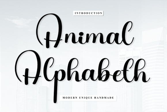 Animal Alphabeth: A Handwritten Font with a Unique Touch