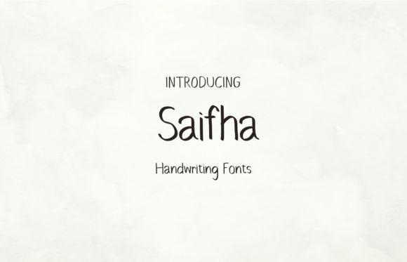 Bring Playful Energy to Your Designs with the Saifha Font