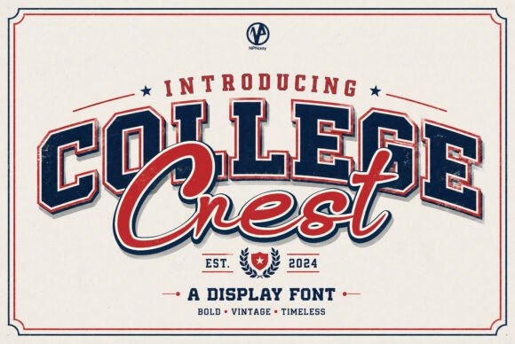 College Crest: A Typeface Built for Bold Branding