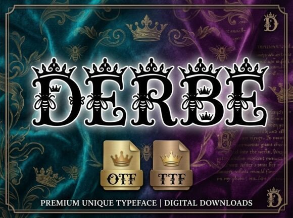Derbe: Where Royal Serif Meets Nature's Charm