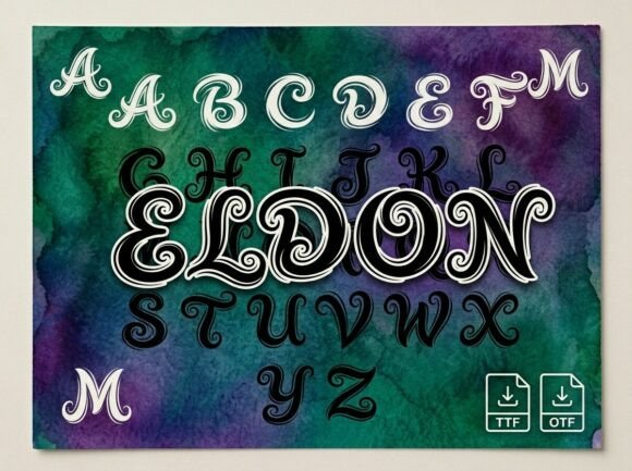 Eldon: A Display Font for Mystical Visuals