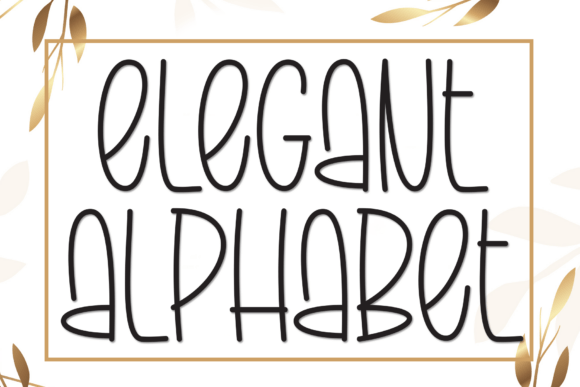 Elegant Alphabet: The Slender Monolinear Font for Modern Design