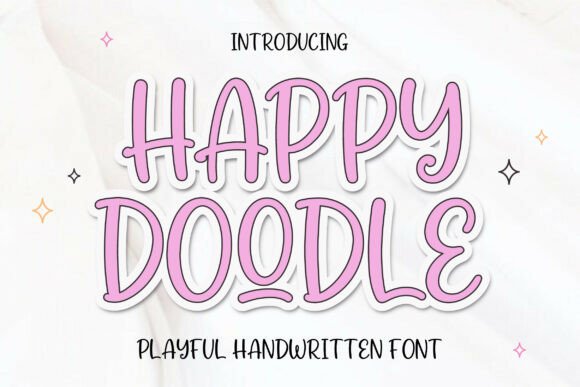 Happy Doodle: The Handwritten Font That Feels Like a Friend