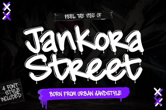 Inject Raw Asphalt Energy: The Jankora Street Typeface