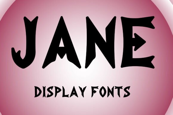 Jane: A Bold Typeface for Edgy Branding
