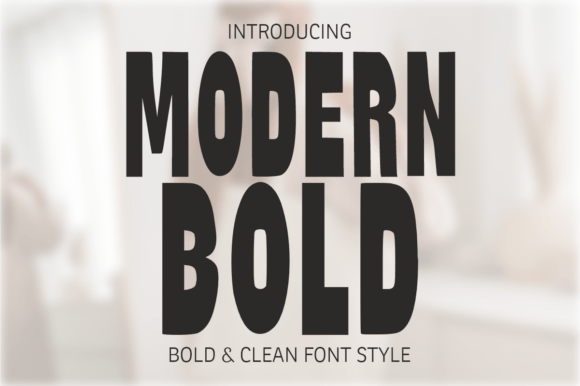 Modern Bold: A Clean & Impactful Display Typeface