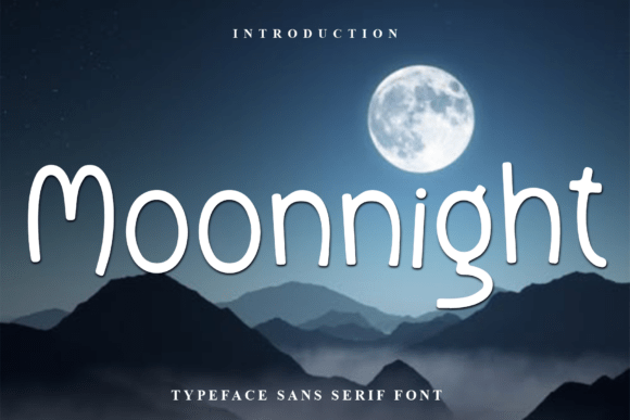 Moonnight: A Font That Whispers Elegance