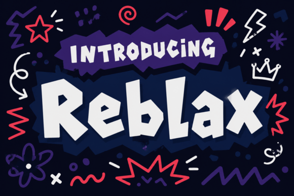 Reblax: The Unconventional Font for Fearless Creators