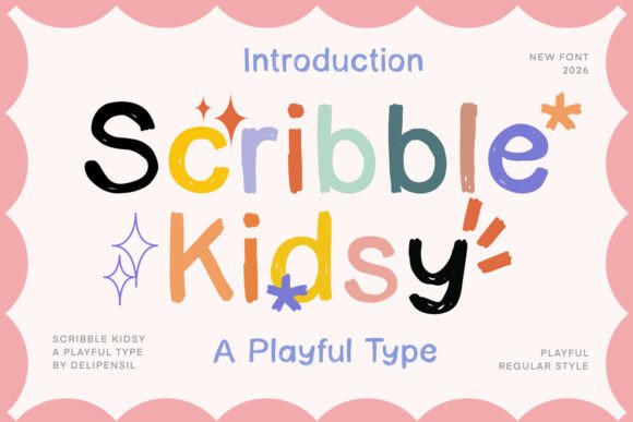 Scribble Kidsy: A Font That Captures Pure Childhood Joy