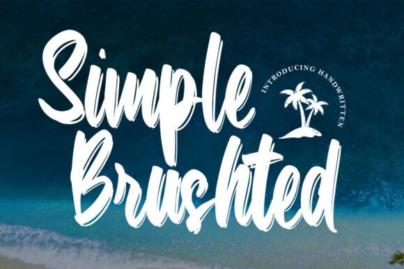 Simple Brushted: The Authentic Dry Brush Typeface