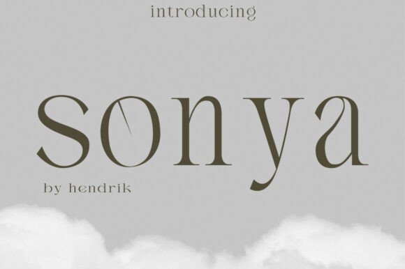 Sonya: A Serif Font Blending Classic Grace with Modern Polish